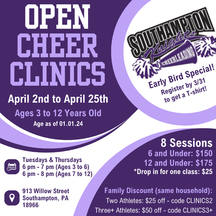 Open Clinics 2024 Now Open!